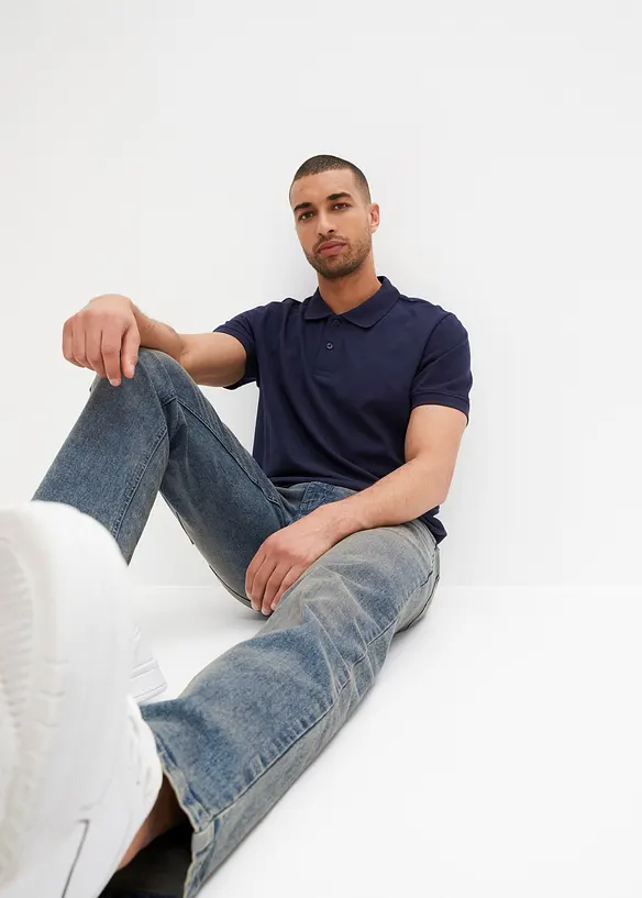 Piqué poloshirt van biologisch katoen, bonprix