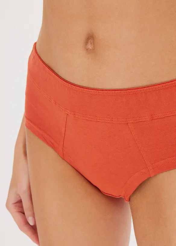 Maxipanty met biologisch katoen ( set van 4), bonprix