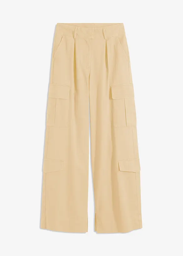 Cargo broek van puur katoen, bonprix