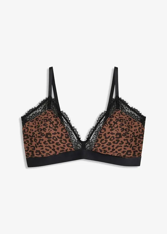 Triangel bralette zonder beugels, met uitneembare paddings, bonprix