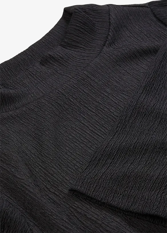 Longsleeve van crêpe, bonprix