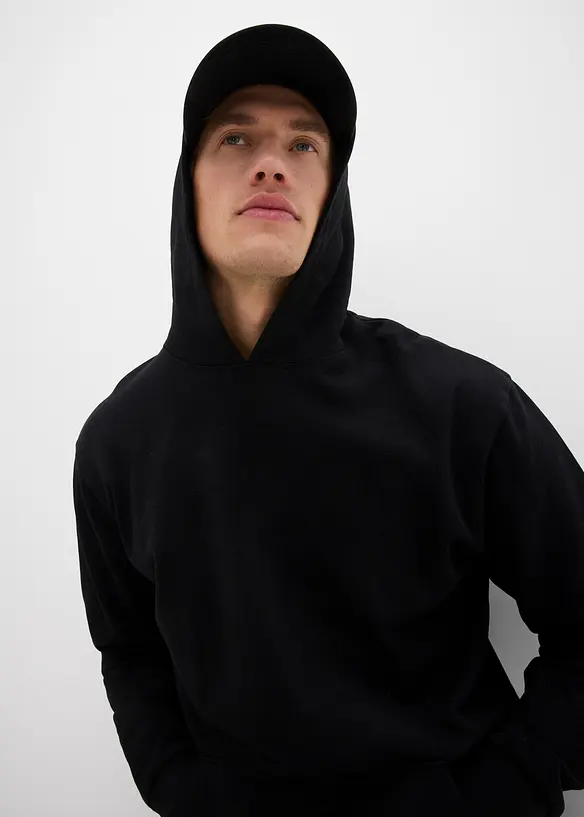 Sweater met capuchon, loose fit, bonprix