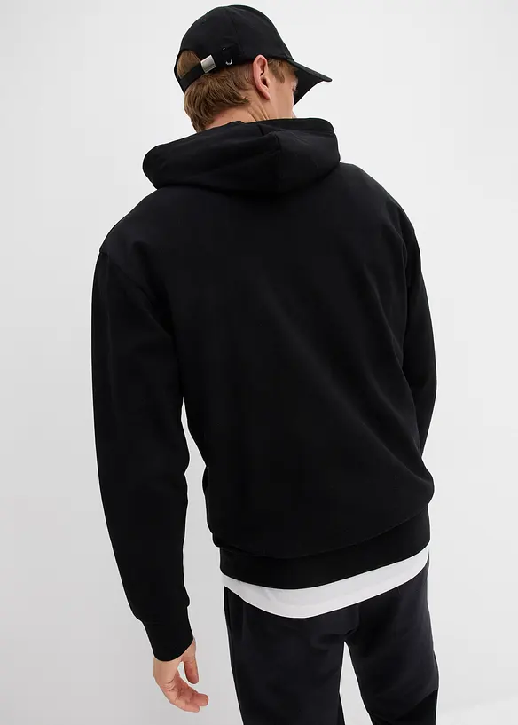 Sweater met capuchon, loose fit, bonprix