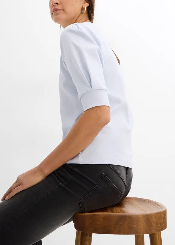 Shirt met pofmouwen, bonprix