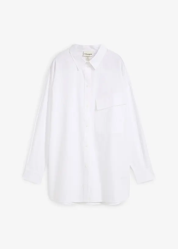 Lange blouse van katoen, bonprix