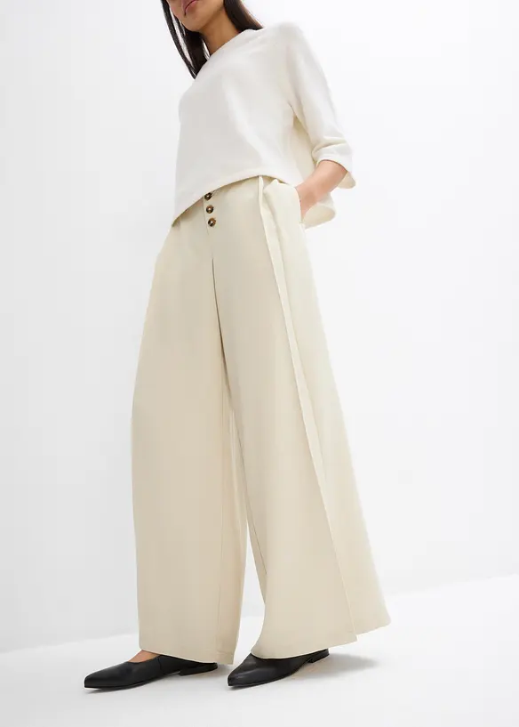 Twill broek van soepelvallend lyocell, bonprix