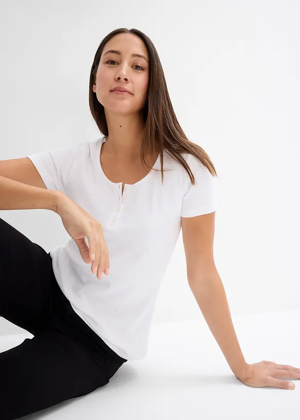 Geribd Henley shirt, bonprix