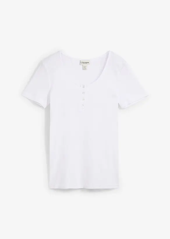 Geribd Henley shirt, bonprix