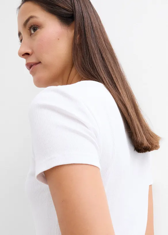 Geribd Henley shirt, bonprix