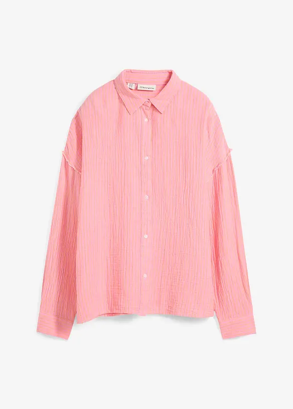 Overhemdblouse van mousseline, bonprix