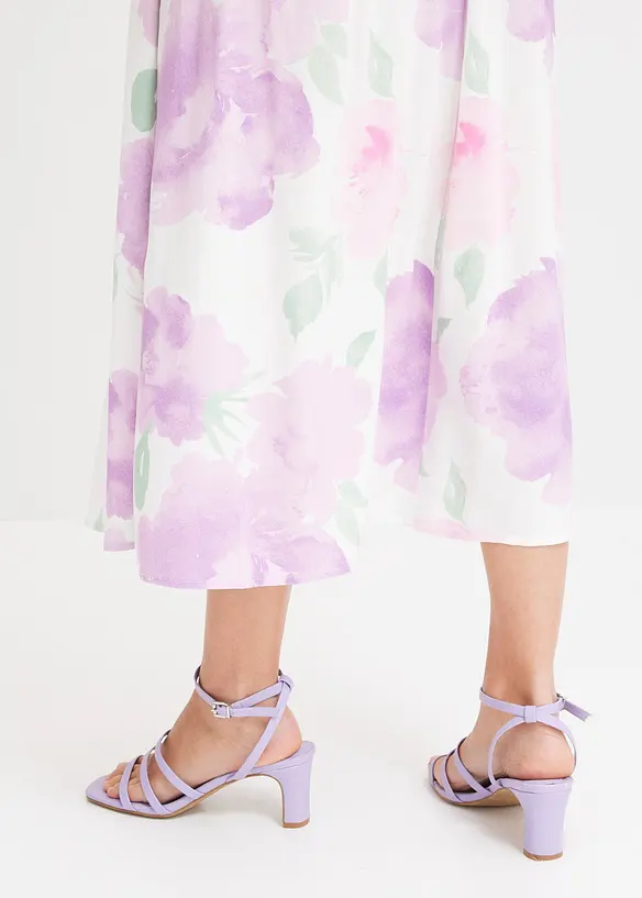 Gedessineerde maxi rok met comfortabele band, bonprix