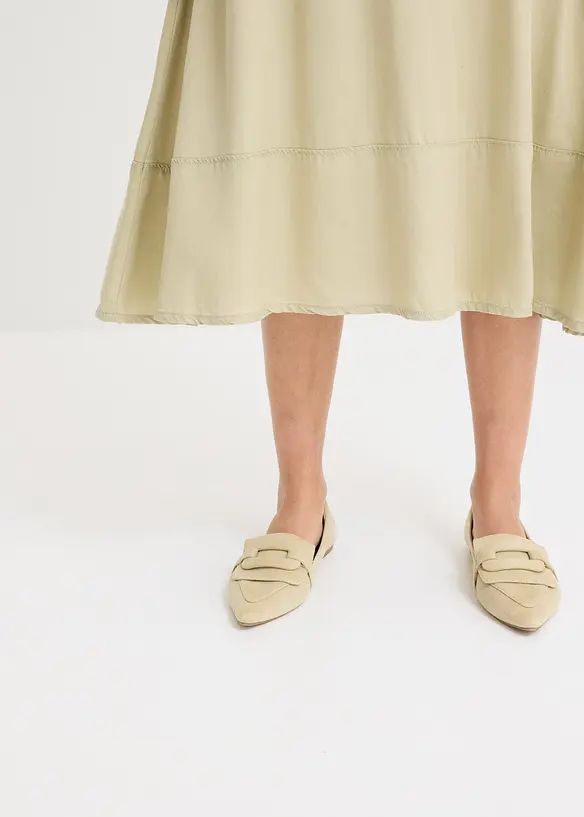 Midirok van lyocell met elastisch tailleband, bonprix
