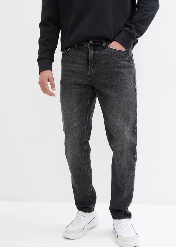 Klassieke stretch jeans, tapered en cropped, bonprix