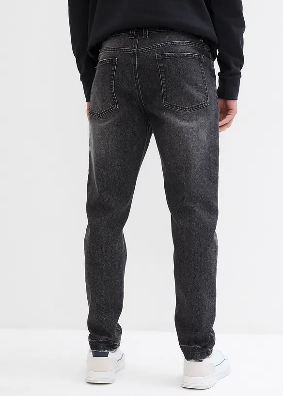 Klassieke stretch jeans, tapered en cropped, bonprix