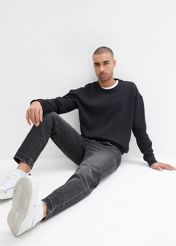 Klassieke stretch jeans, tapered en cropped, bonprix