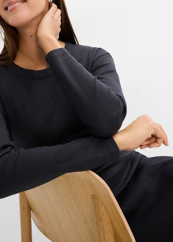 Jersey jurk van biologisch katoen, bonprix