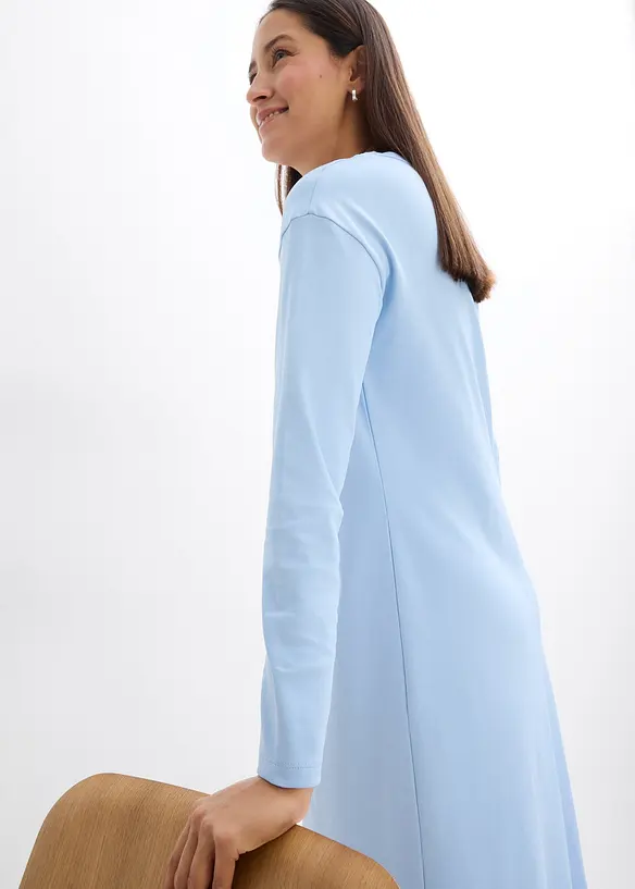 Jersey jurk van biologisch katoen, bonprix