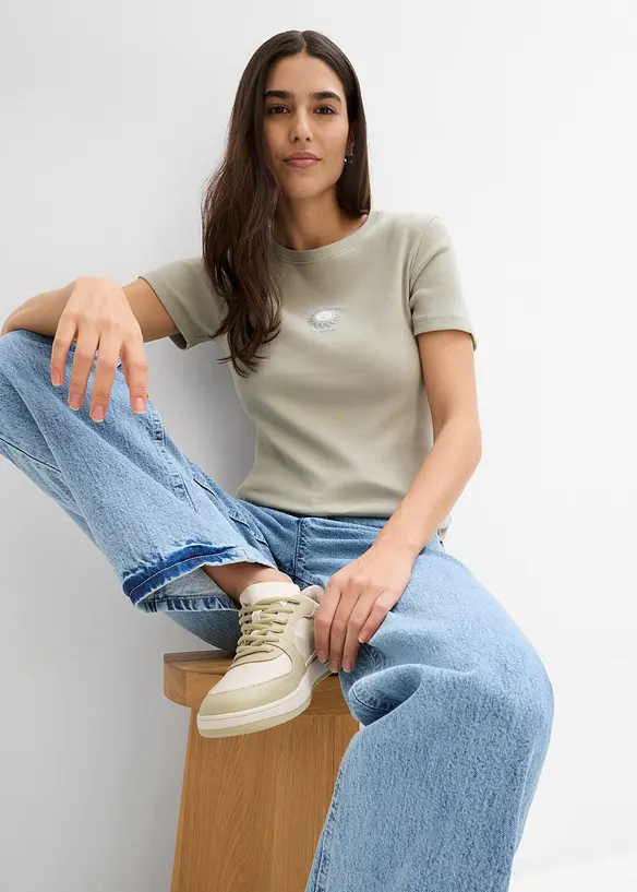 T-shirt van biologisch katoen, bonprix