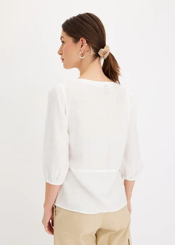 Blouse van fijne viscosemix, bonprix