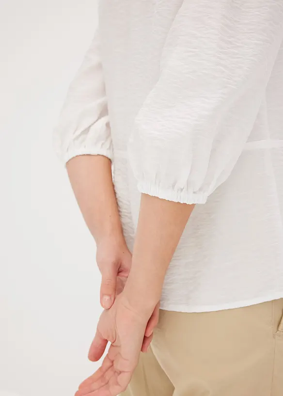 Blouse van fijne viscosemix, bonprix