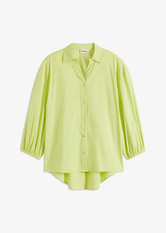High-low blouse met ballonmouwen, bonprix
