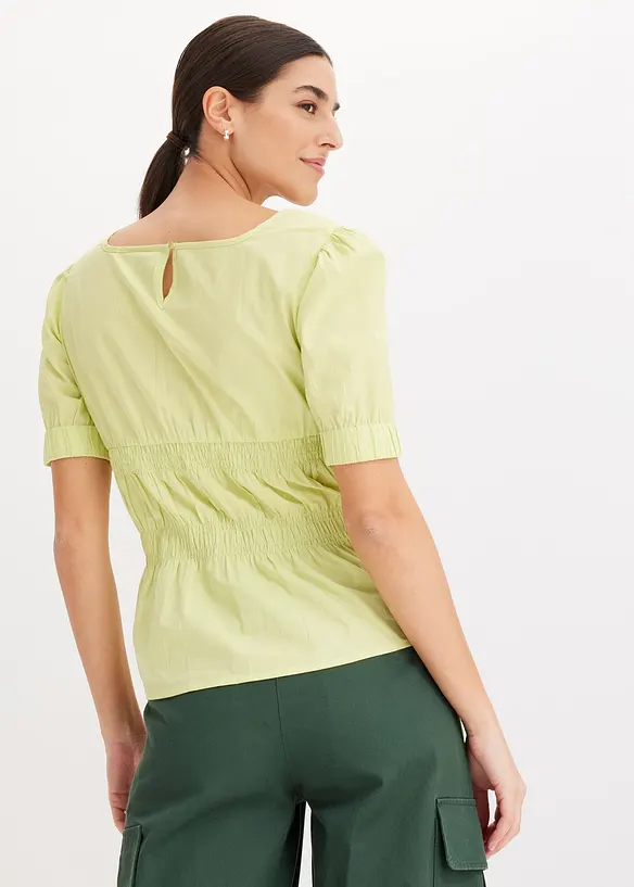 Blousetop van puur katoen, bonprix