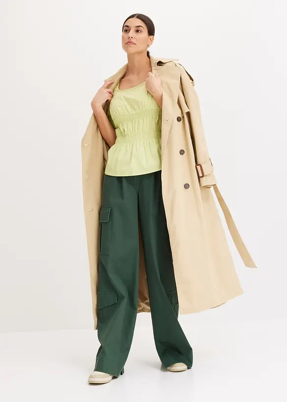 Blousetop van puur katoen, bonprix