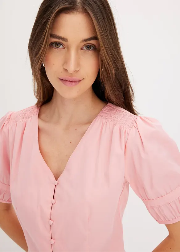 Blouse met pofmouwen, bonprix