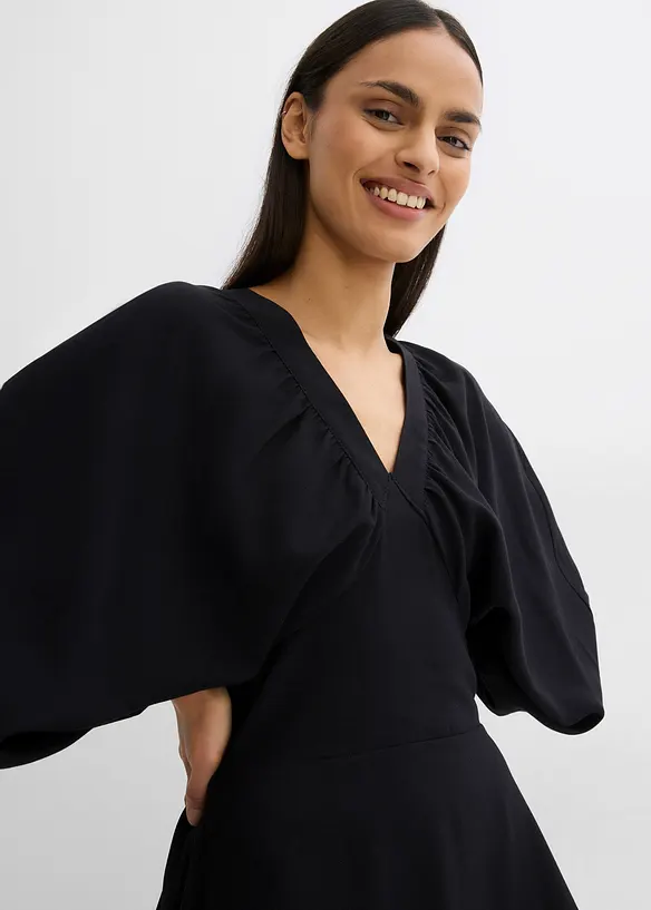 Mini jurk in een vicose-mix, bonprix