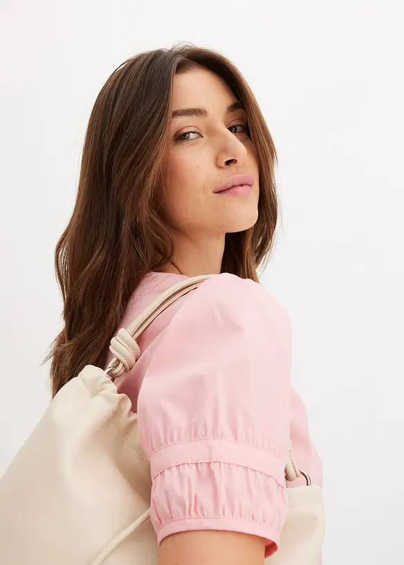 Blouse met pofmouwen, bonprix