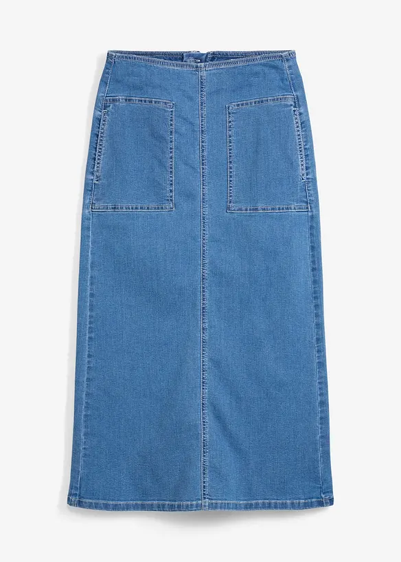 Midi spijkerrok, mid waist, bonprix