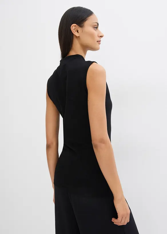 Top van elastische katoenmix, bonprix