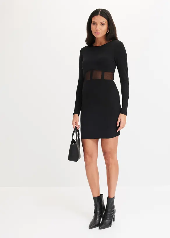 Accentuerende mini jurk, bonprix