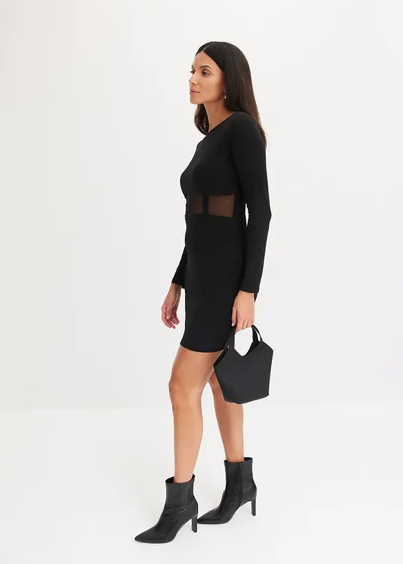 Accentuerende mini jurk, bonprix