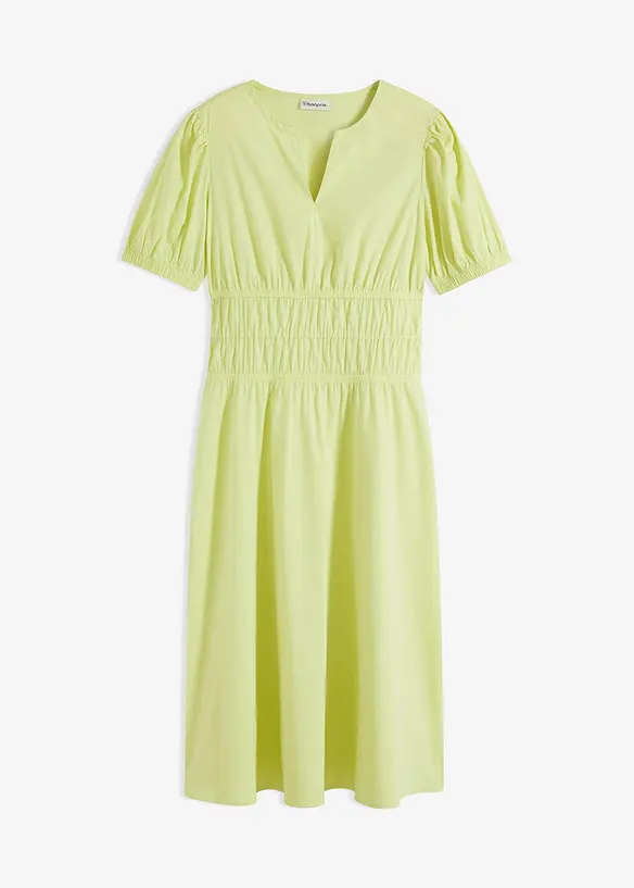 Midi jurk met elastische taille, bonprix