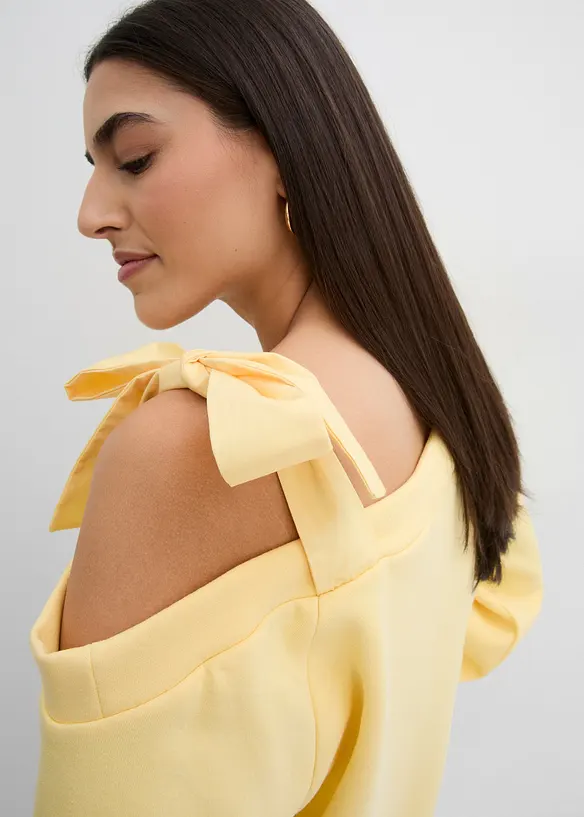 Wijde one shoulder sweater, bonprix