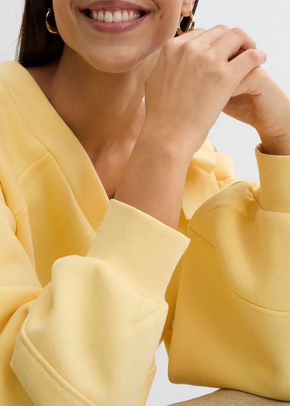 Wijde one shoulder sweater, bonprix