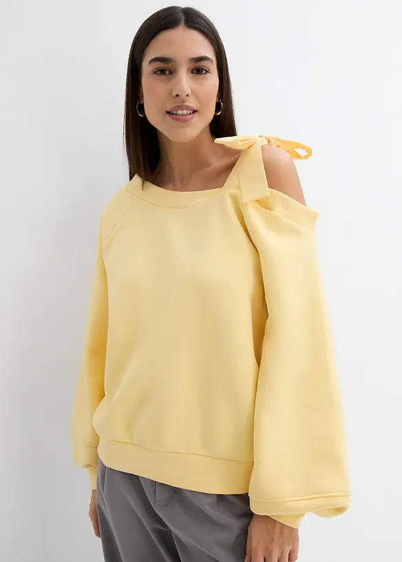 Wijde one shoulder sweater, bonprix