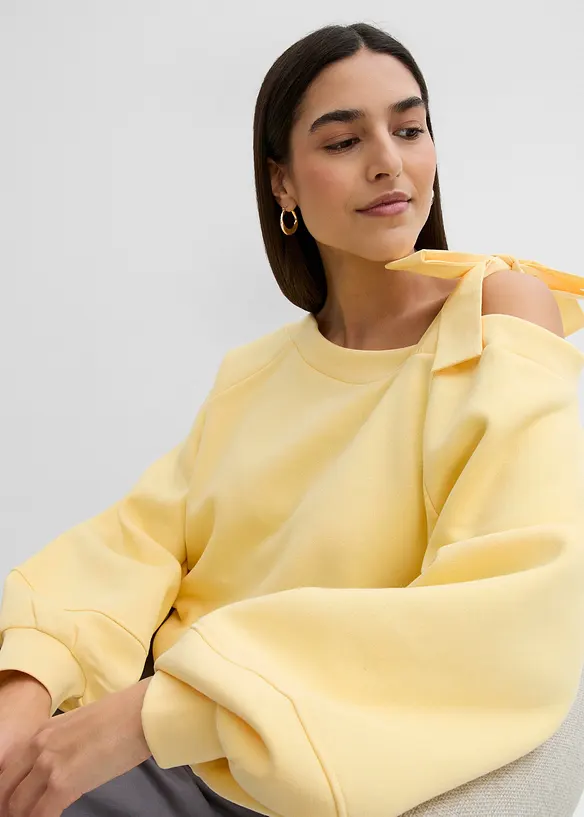 Wijde one shoulder sweater, bonprix