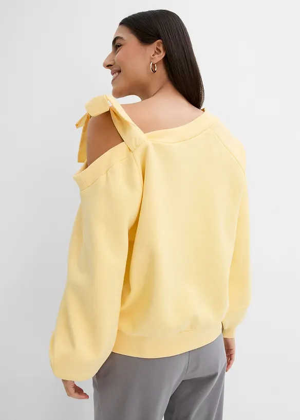 Wijde one shoulder sweater, bonprix
