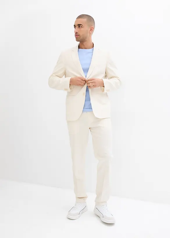 Linnen broek, regular fit, bonprix
