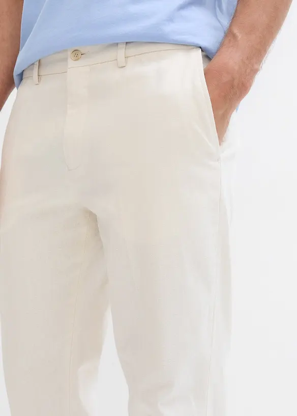 Linnen broek, regular fit, bonprix