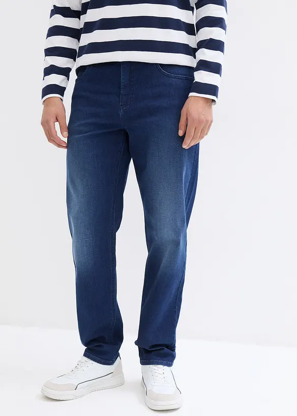 Classic fit power stretch jeans met T-400 en comfort fit, tapered, bonprix
