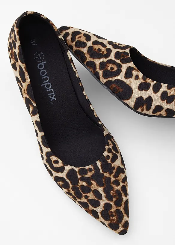 Pumps met animal print, bonprix