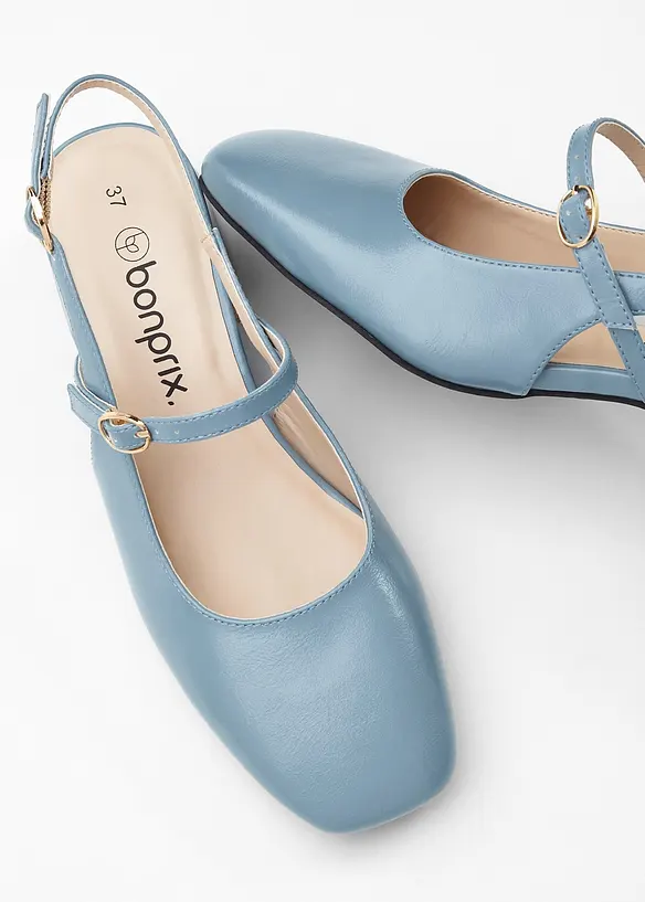Slingback pumps met riempje, bonprix