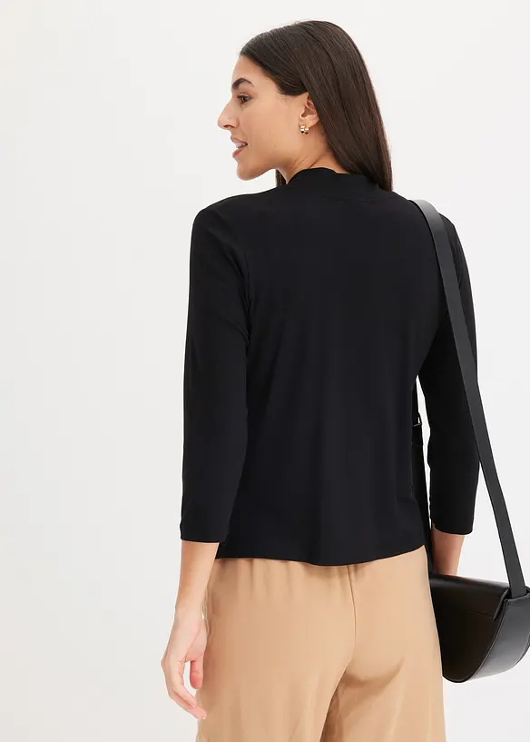 Shirt met 3/4 mouwen en twist, bonprix