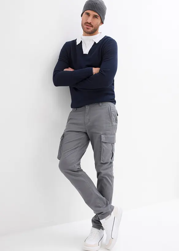 Cargo broek straight regular fit, bonprix