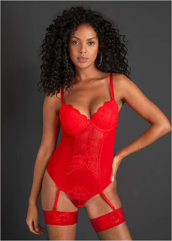 Stringbody met beugels, bonprix