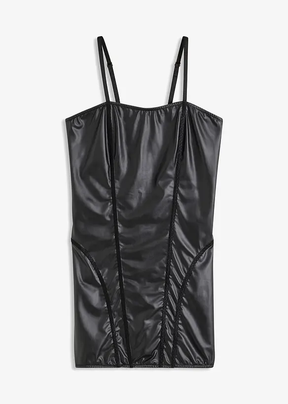 Sexy jurk in wetlook, bonprix