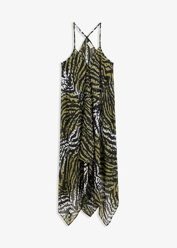 Maxi strandjurk van chiffon, bonprix